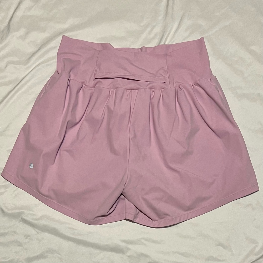 HALARA Pink High Waist Athletic Shorts Size X-Large Long Biker Women’s - Picture 5 of 8